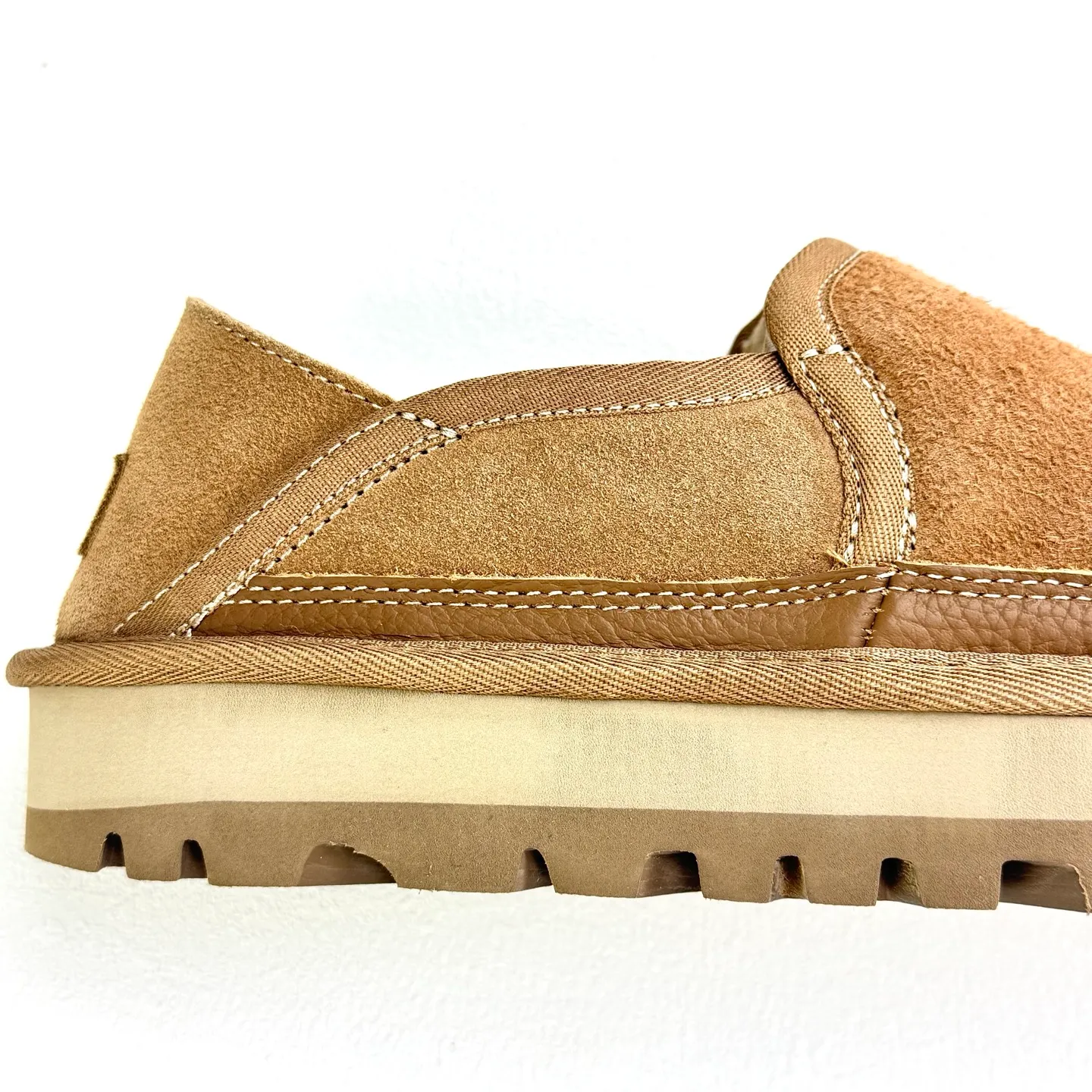 Local 💰480 supports delivery platform operation! Ugg men's slip-on series, cow suede surface with wool lining, warm and comfortable, easy to put on and take off# Size: 39 40 41 42 43 44 45#